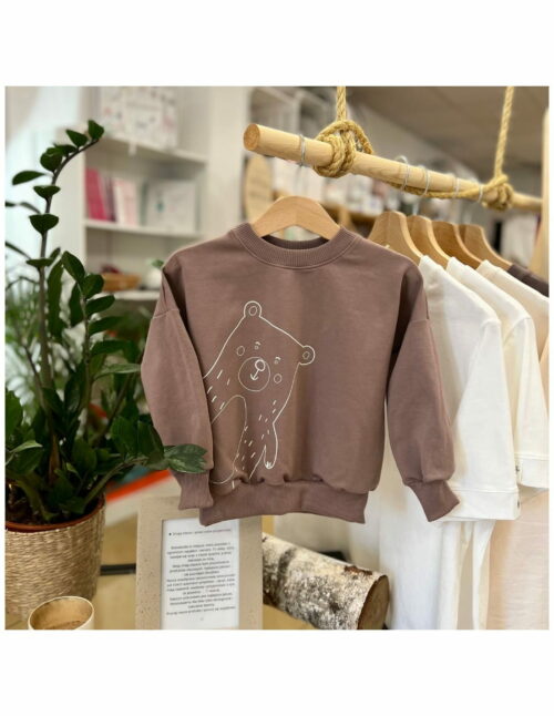 Bluza KIDS Chocolate Bear, Dingac Store 4-5lat KOMPLET BLUZA + LEGINSY - obrazek 2