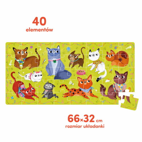 Czuczu  Puzzle Miau Kotki dla dzieci: 3+ - obrazek 2