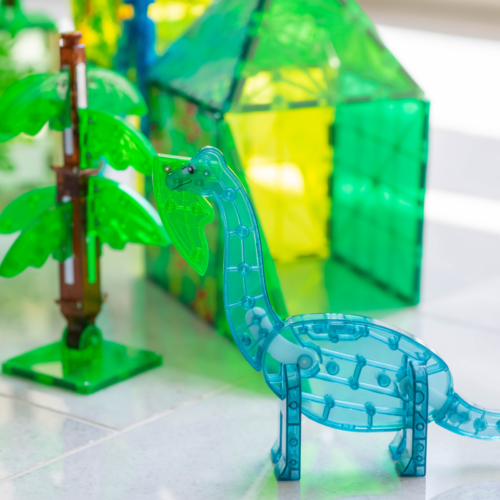 MAGNA-TILES® Klocki Magnetyczne Dino World XL 50 el - obrazek 5