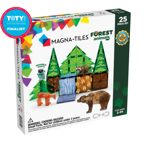 MAGNATILES® Klocki Magnetyczne Forest Animals 25 el