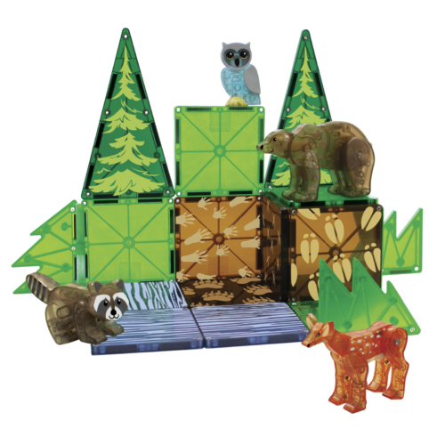 MAGNATILES® Klocki Magnetyczne Forest Animals 25 el - obrazek 2