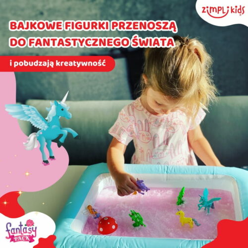 Zestaw do tworzenia gelli z figurkami i tacą Gelli Worlds Fantasy Pack 3+, Zimpli Kids - obrazek 3