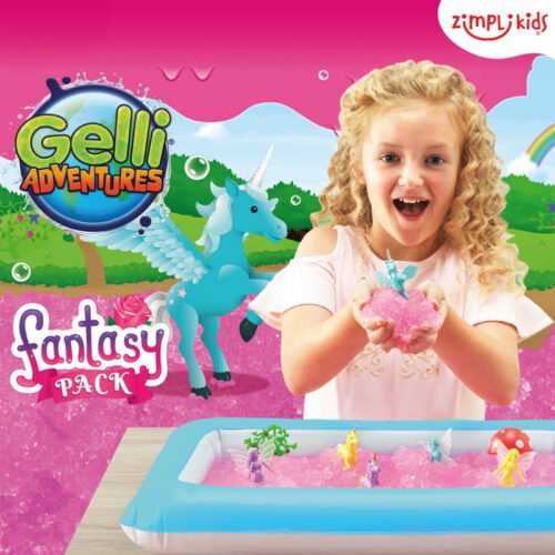 Zestaw do tworzenia gelli z figurkami i tacą Gelli Worlds Fantasy Pack 3+, Zimpli Kids - obrazek 5