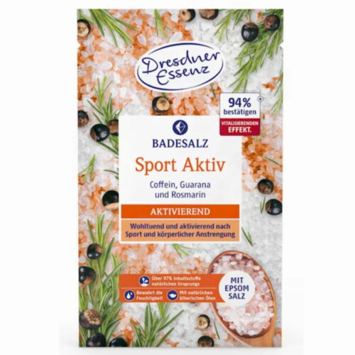 SPORT& ACTIV - sól do kąpieli z solą Epsom 60g - DRESDNER ESSENZ