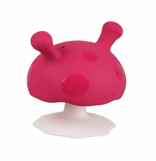 Mombella Gryzak Grzybek Mushroom Dark Pink - obrazek 2