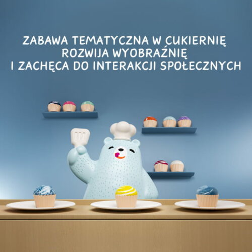 TOPBRIGHT Głodny Miś Waga szalkowa dla dzieci – gra edukacyjna i nauka liczenia Montessori 36 mies.+ - obrazek 4