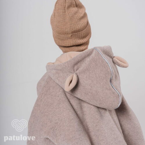 Patulove Ponczo samochodowe LAMB BEIGE! Rozm. M - obrazek 3