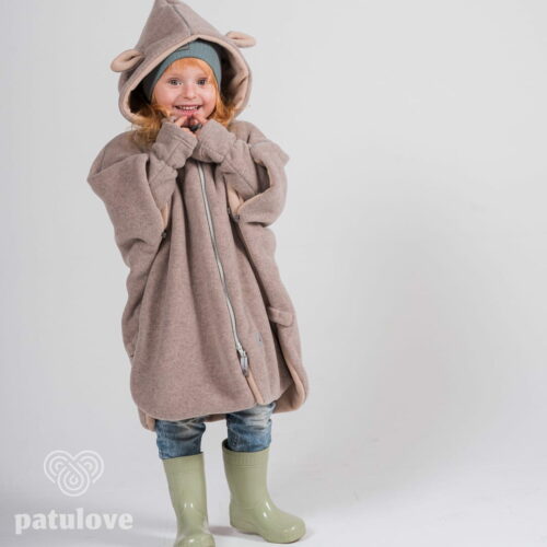 Patulove Ponczo samochodowe LAMB BEIGE! Rozm. M - obrazek 4