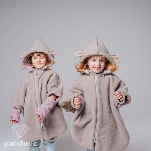 Patulove Ponczo samochodowe LAMB BEIGE! Rozm. M - obrazek 5