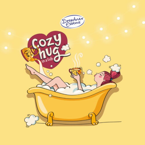 COZY HUG IN A TUB - płyn do kąpieli 40ml - DRESDNER ESSENZ - obrazek 3