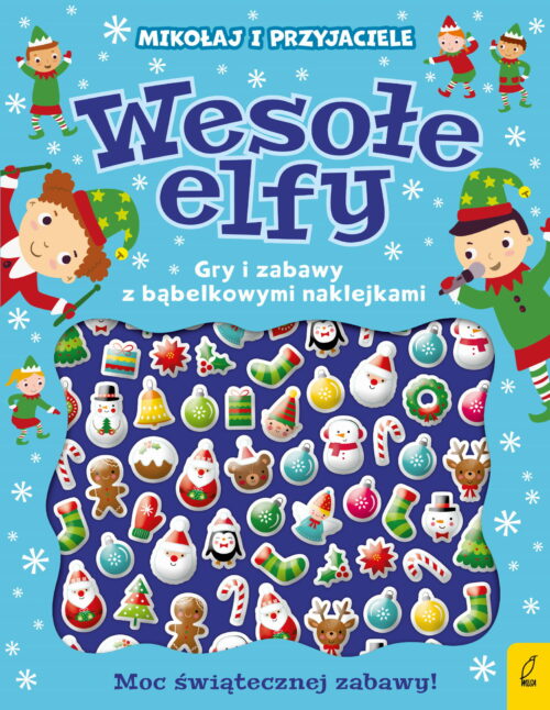 Wesołe elfy. Wypukłe naklejki