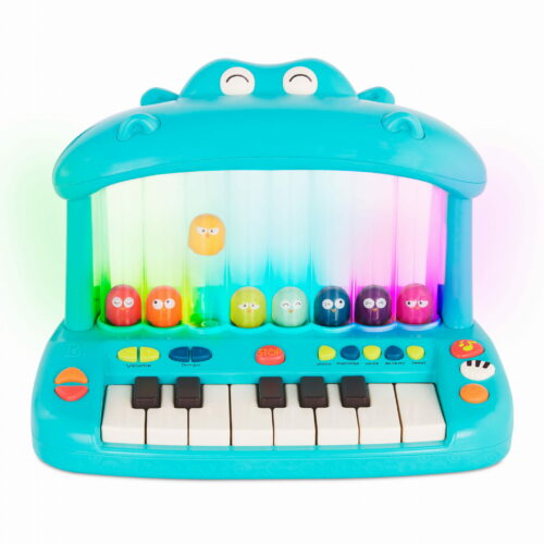 Hippo Pop Play Piano – KEYBOARD ze SKACZĄCYMI PTASZKAMI - obrazek 6