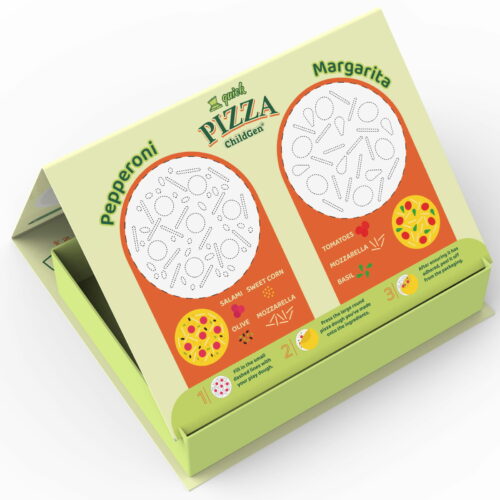 ChildGen, Zestaw kreatywny PIZZA, 100% naturalna ciastolina i akcesoria - obrazek 6