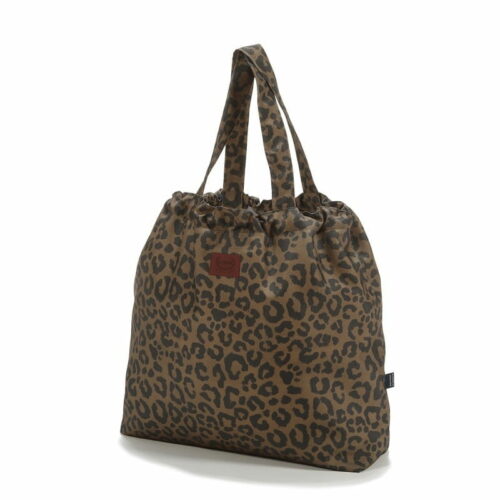 La Millou - Torba Shopper Bag L LEOPARD CHOCO by Magdalena Lamparska