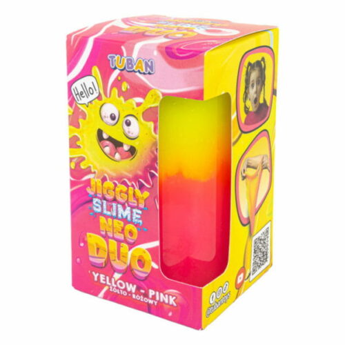 JIGGLY SLIME NEO DUO – ŻÓŁTO-RÓŻOWY 430 g