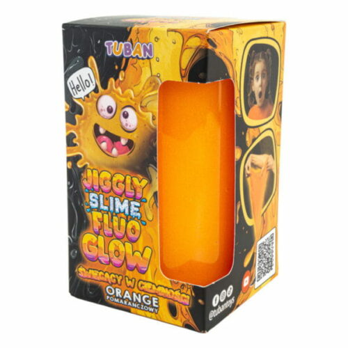 JGGLY SLIME FLUO GLOW – POMARAŃCZOWY 430 g