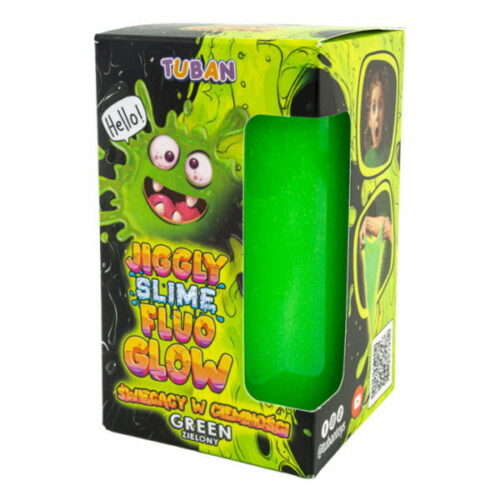 JGGLY SLIME FLUO GLOW – ZIELONY 430 g