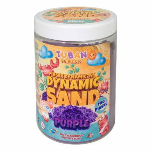 TUBAN PIASEK DYNAMICZNY 1KG FIOLETOWY