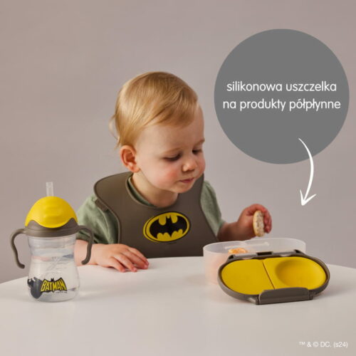 Batman by b.box Snackbox szczelny pojemnik na jedzenie i przekąski dla dzieci - obrazek 2