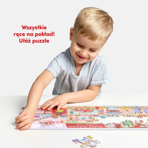 Puzzle CzuCzu 40 el. Tak działa Straż pożarna Bright Junior Media - obrazek 5