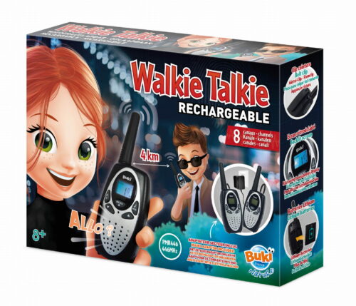 BUKI WALKIE-TALKIE z akumulatorem - zasięg 4 km TW02 - obrazek 2