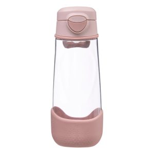 B.box Butelka na wodę - bidon z ustnikiem dla dziecka tritanowy 600 ml Blush Crush