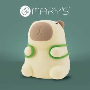 MARY'S LAMPKA NOCNA LED Kapibara Turysta RGB