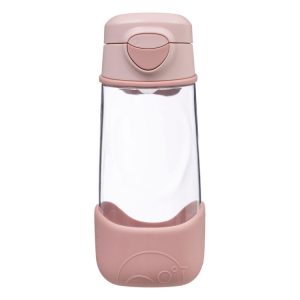 B.box Butelka na wodę - bidon z ustnikiem dla dziecka tritanowy 450 ml Blush Crush
