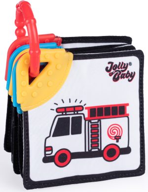 JOLLY BABY KSIĄŻECZKA - GRYZAKI POJAZDY
