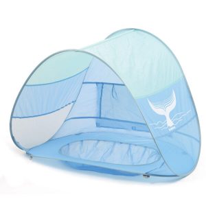 LUDI Brodzik plażowy POP-UP z NAMIOTEM – osłona od słońca i wiatru, ochrona UV50