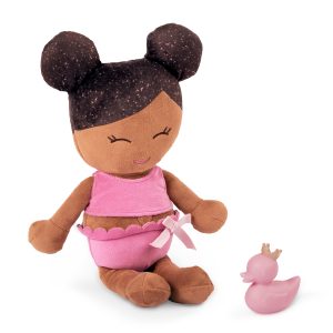 LullaBaby bath doll – lalka przytulanka DO KĄPIELI – brunetka, wersja bez ręczniczka
