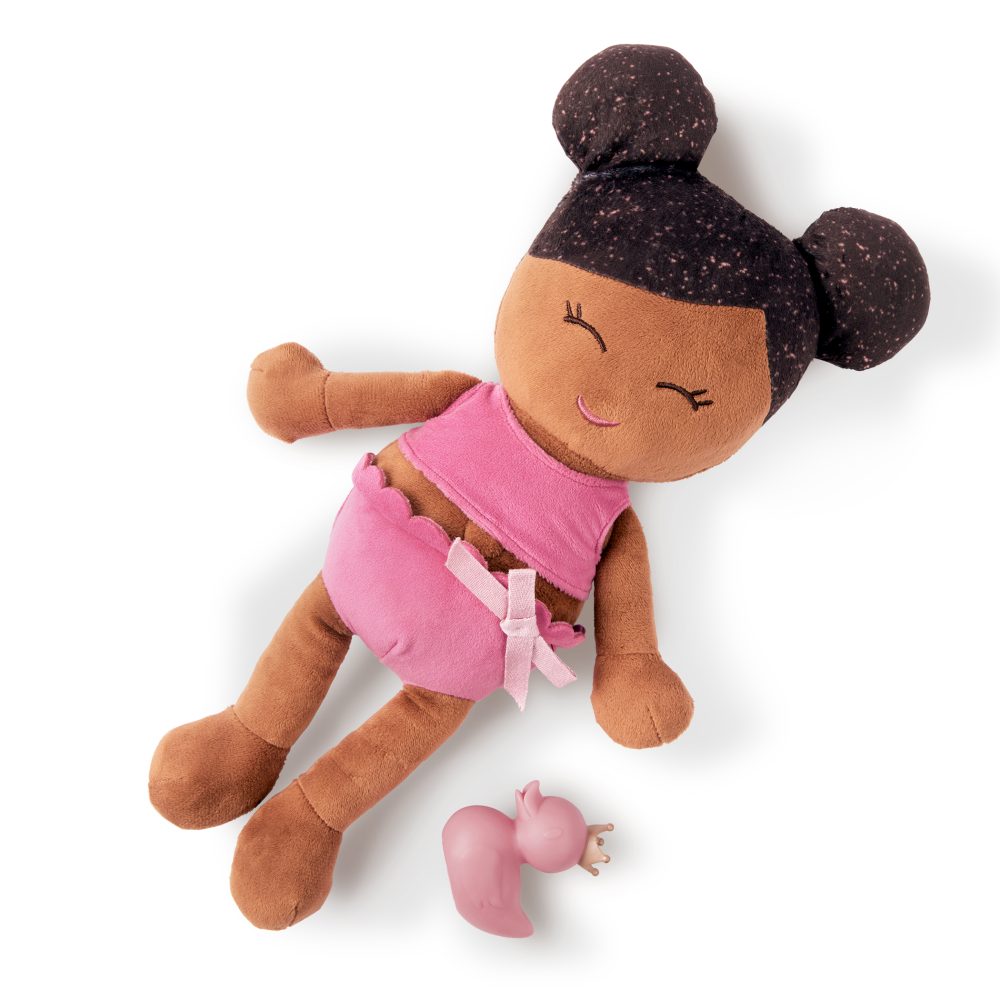 LullaBaby bath doll – lalka przytulanka DO KĄPIELI – brunetka, wersja bez ręczniczka1
