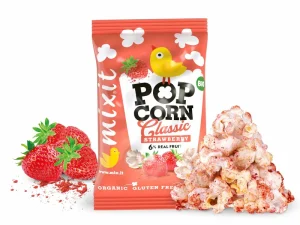 MIXIT BIO popcorn do kieszeni - Truskawka (13 g)