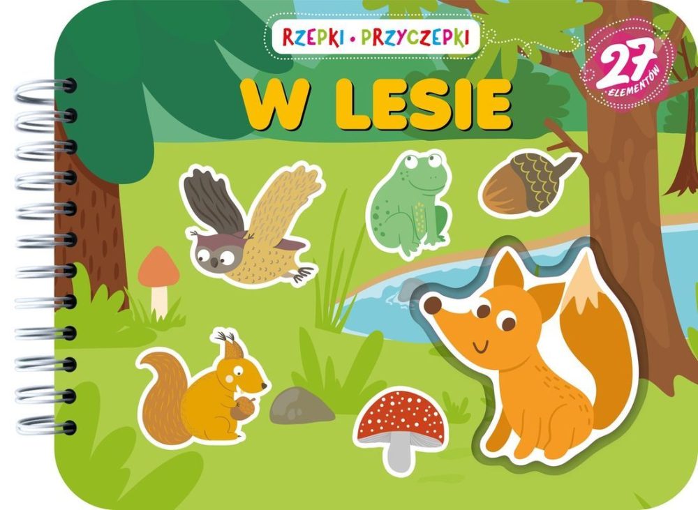 W lesie. Rzepki-przyczepki
