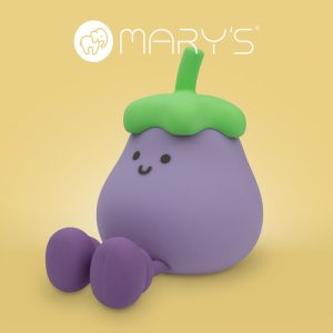 MARY'S lampka nocna LED Bakłażan