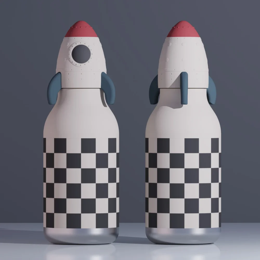 ASOBU BESTIE BOTTLE butelka termiczna dla dziecka, rocket2