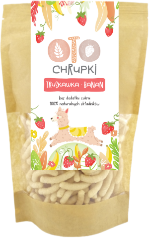 OtoLandia Chrupki Truskawka Banan| Zdrowe przekąski