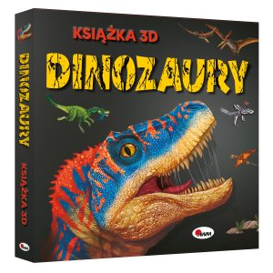 AWM DINOZAURY 3D KSIĄŻKA Z RUCHOMYMI ELEMENTAMI I OKIENKAMI