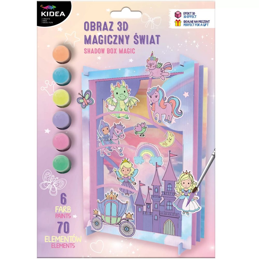 Obraz 3D magiczny świat Kidea