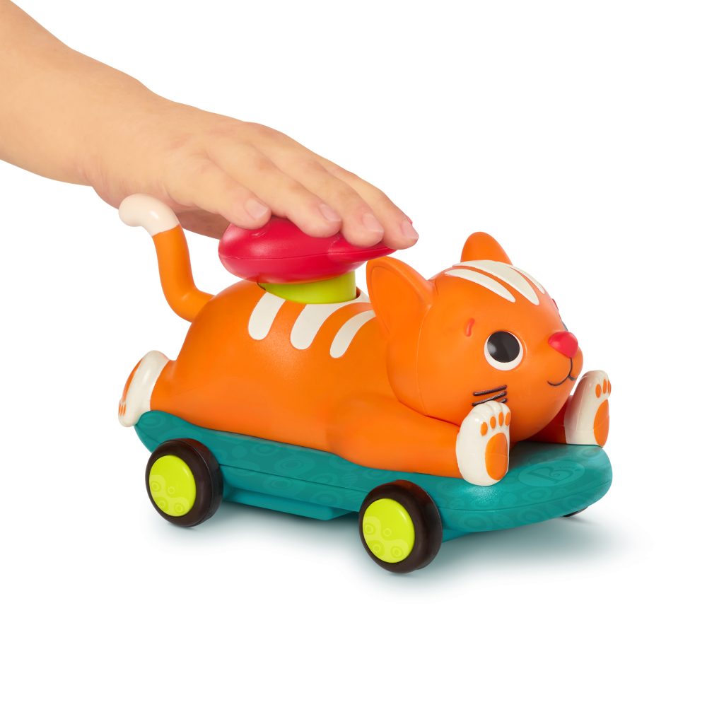 ZESTAW autek PawMobiles – kot i pies z NAPĘDEM push&go 4