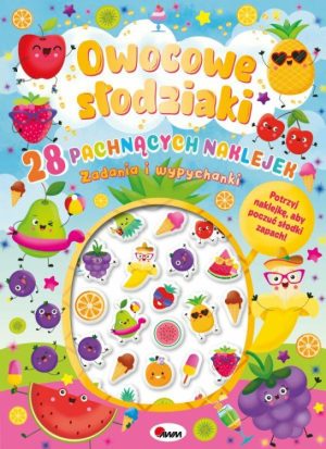 AWM 28 PACHNĄCYCH NAKLEJEK OWOCOWE SŁODZIAKI