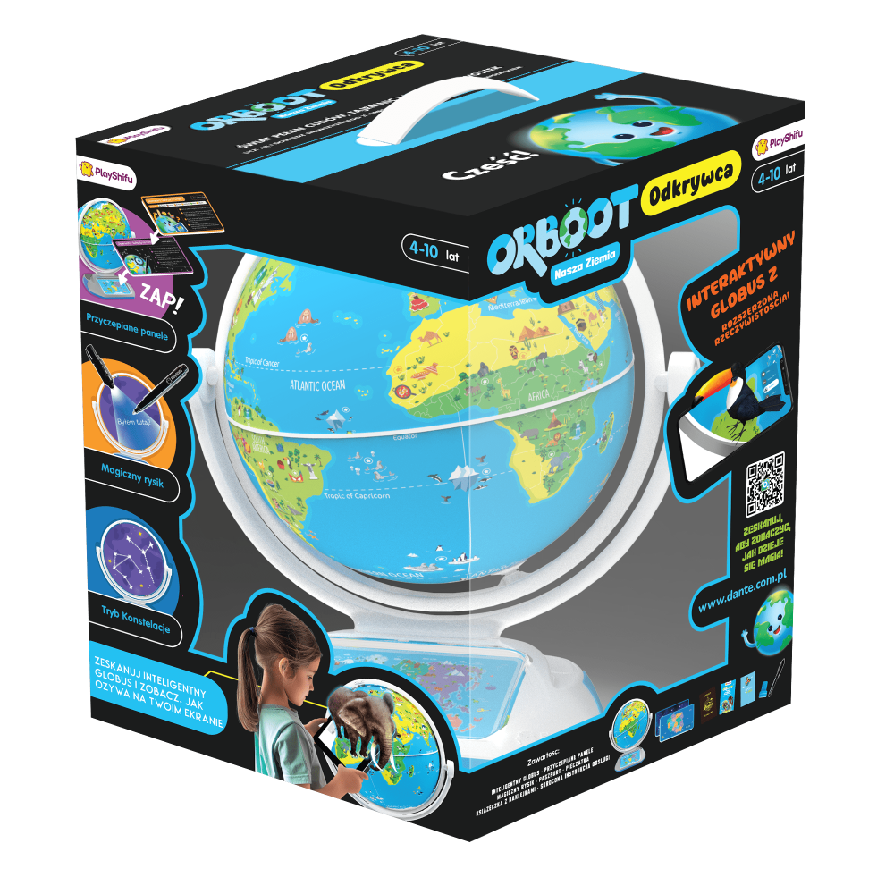 Interaktywny Globus Orboot Explorer Odkrywca PlayShifu