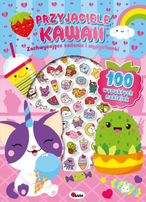 AWM PRZYJACIELE KAWAII 100 WYPUKŁYCH NAKLEJEK