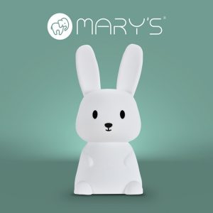 MARY'S lampka LED zając duży biały RGB+WW +RC