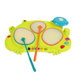 B.TOYS Ribbit-tat-tat – perkusja-żaba – NOWA WERSJA