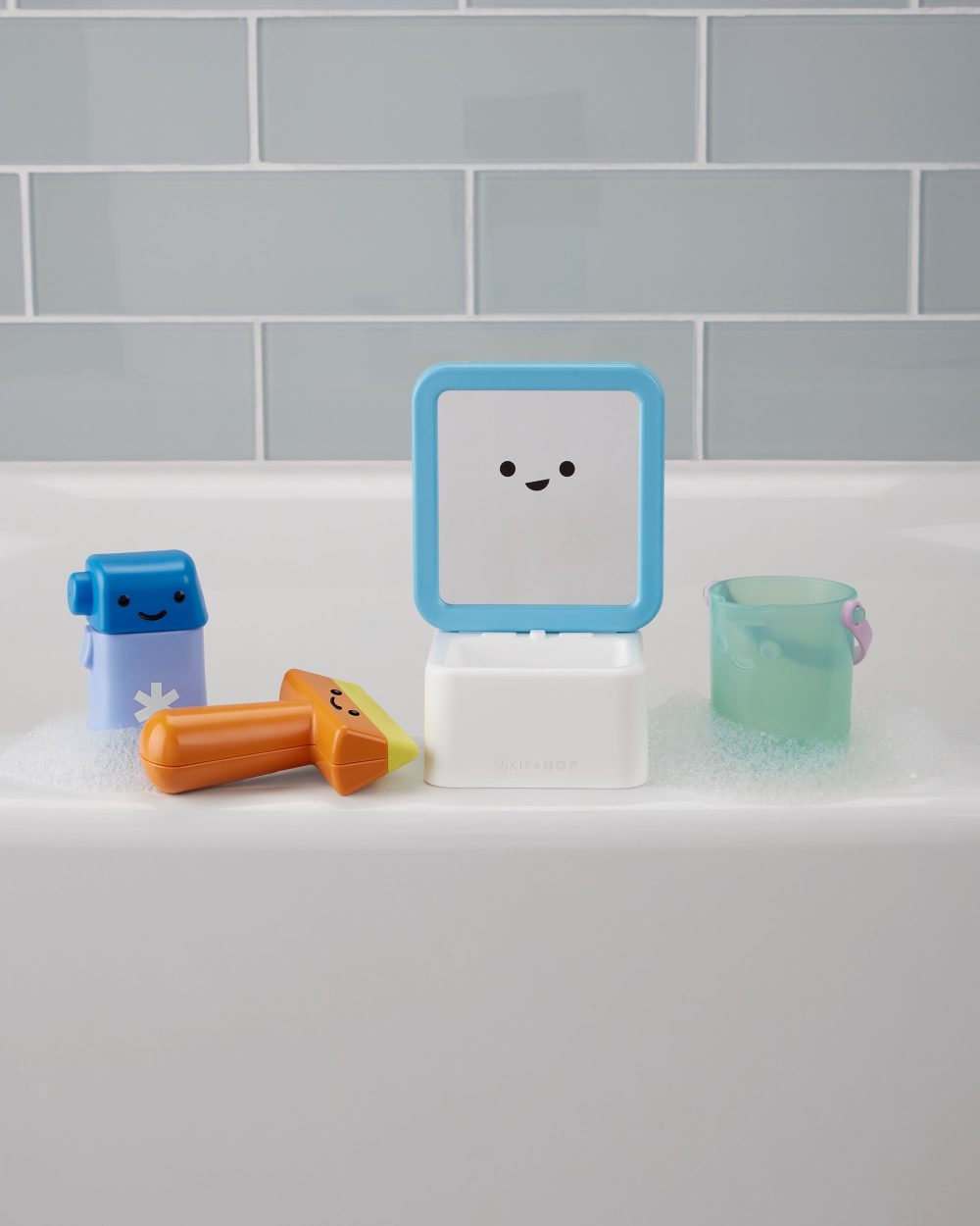 Skip Hop Zabawka do Kąpieli Lusterko z Akcesoriami Fresh & Clean2