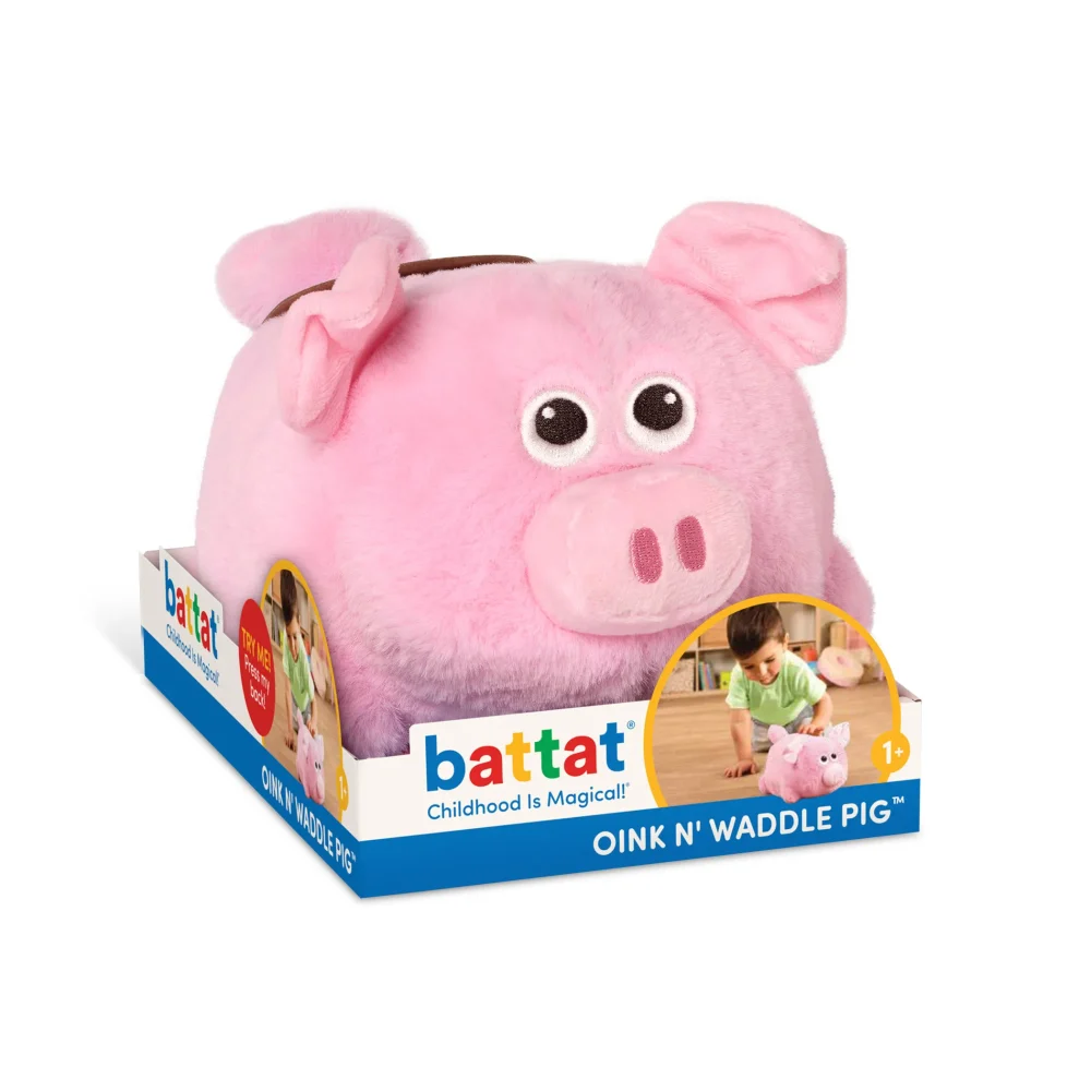 Wędrująca świnka do nauki raczkowania – Oink n’ Waddle Pig – Battat7