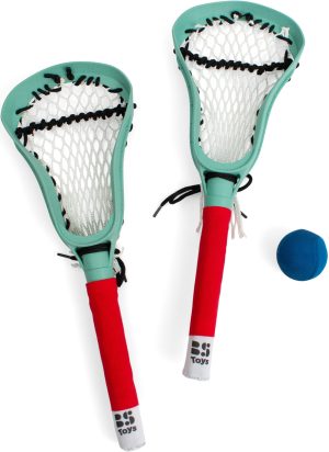 BS Toys, Zestaw rakietek z miękką piłką do LACROSSE, outdoor