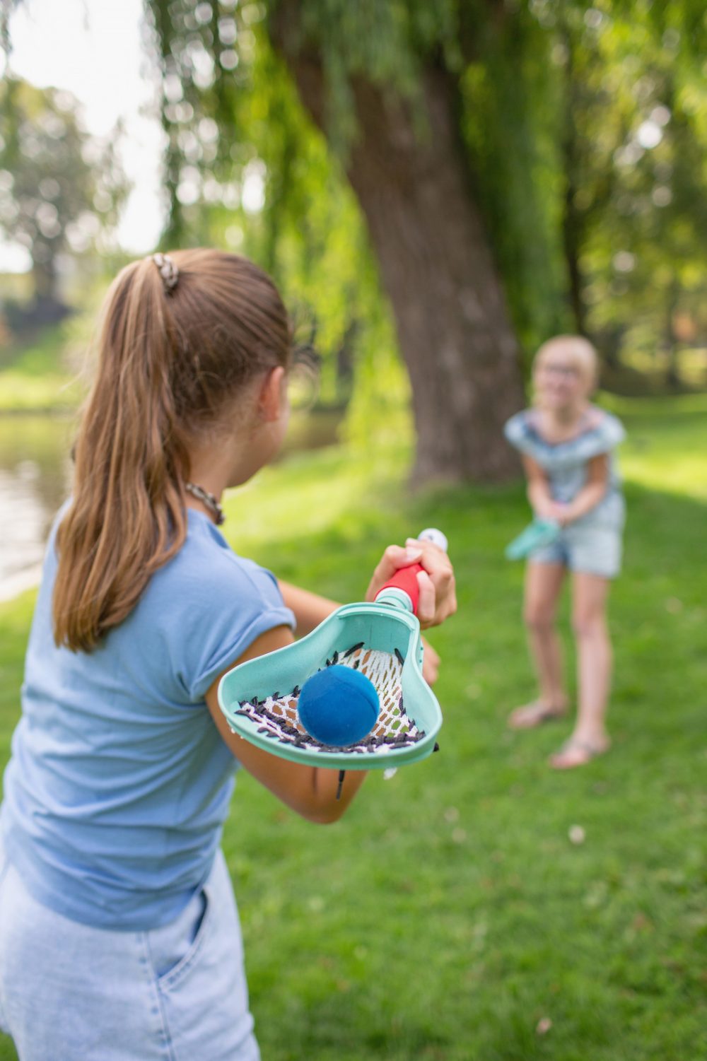 BS Toys, Zestaw rakietek z miękką piłką do LACROSSE, outdoor7