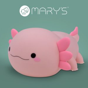MARY'S lampka nocna LED Aksolotl różowy